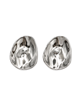 Molten Dome Stud Earrings