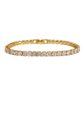 Gold Crystal Tennis Bracelet