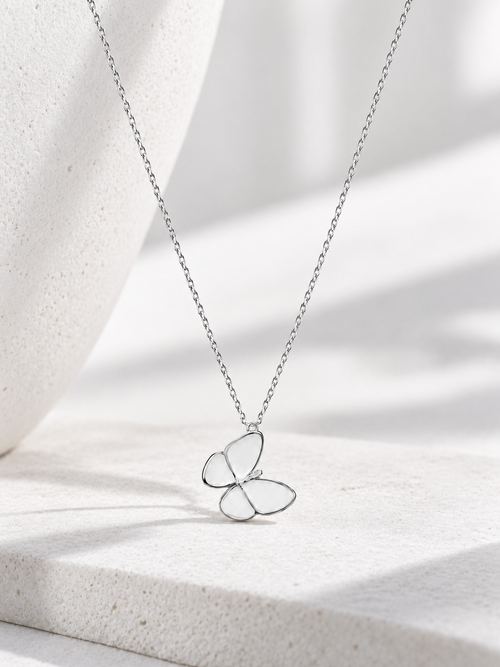 Butterfly Pendant Necklace