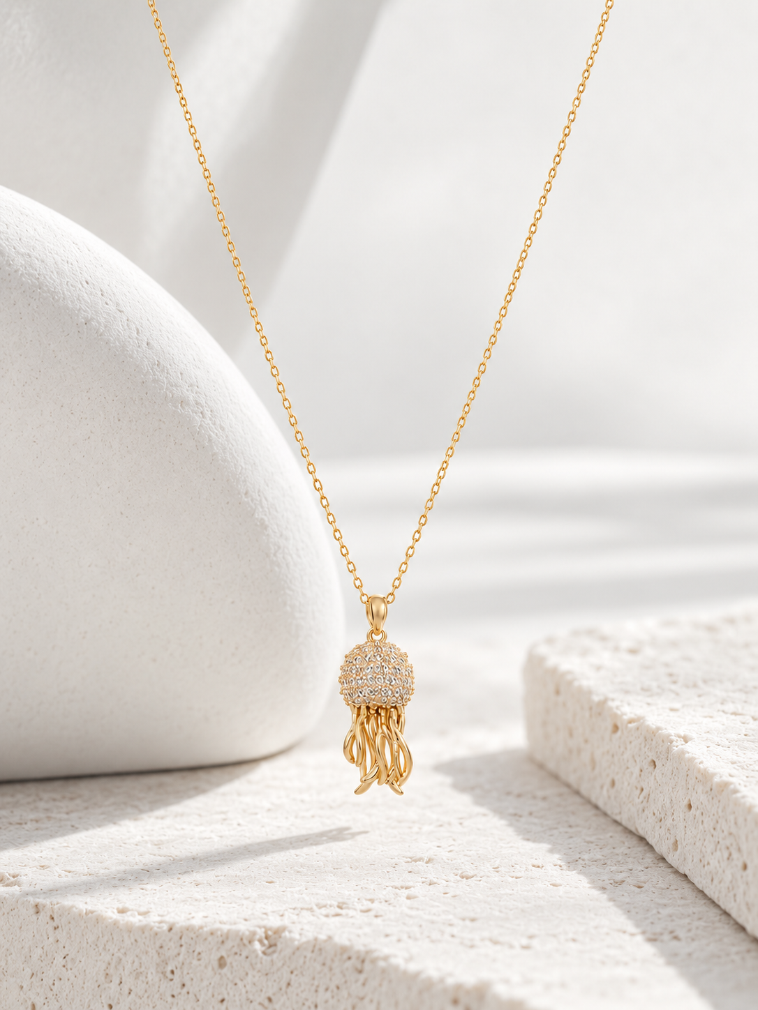 Jellyfish Pendant Necklace