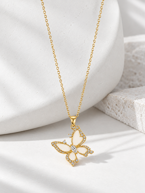 Butterfly Pendant Necklace