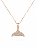 Mermaid Tail Necklace – Rose Gold