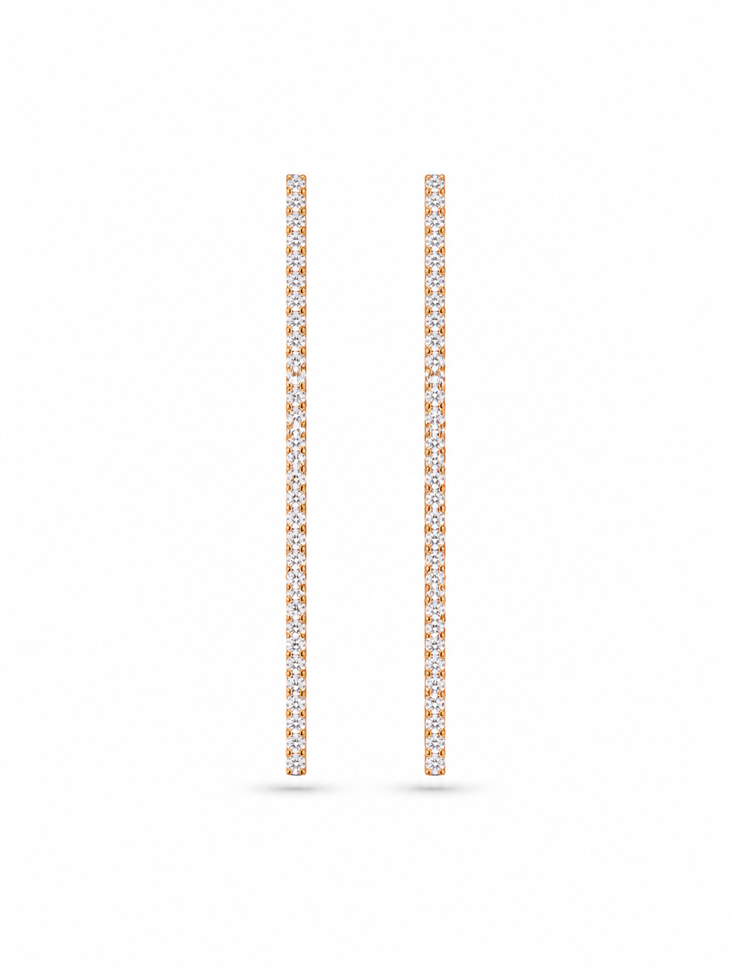 Crystal Bar Drop Earrings - product shot