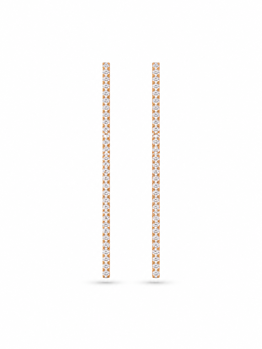 Crystal Bar Drop Earrings - product shot