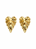 Gold Leaf Earring Combo Set